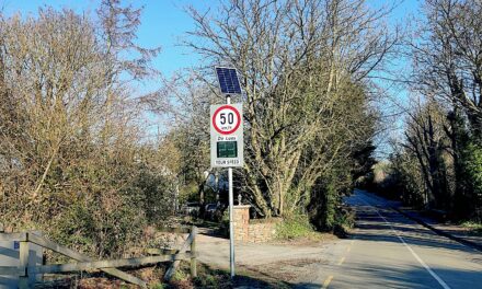 First Traffic Display Sign For Ballymoney